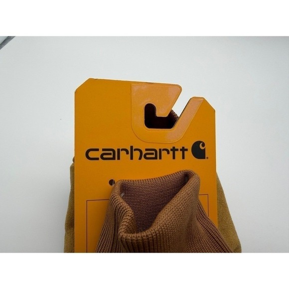 Carhartt Work Gloves Men's L Insulated Synthetic Suede Knit Cuff New 0089 - Picture 6 of 7